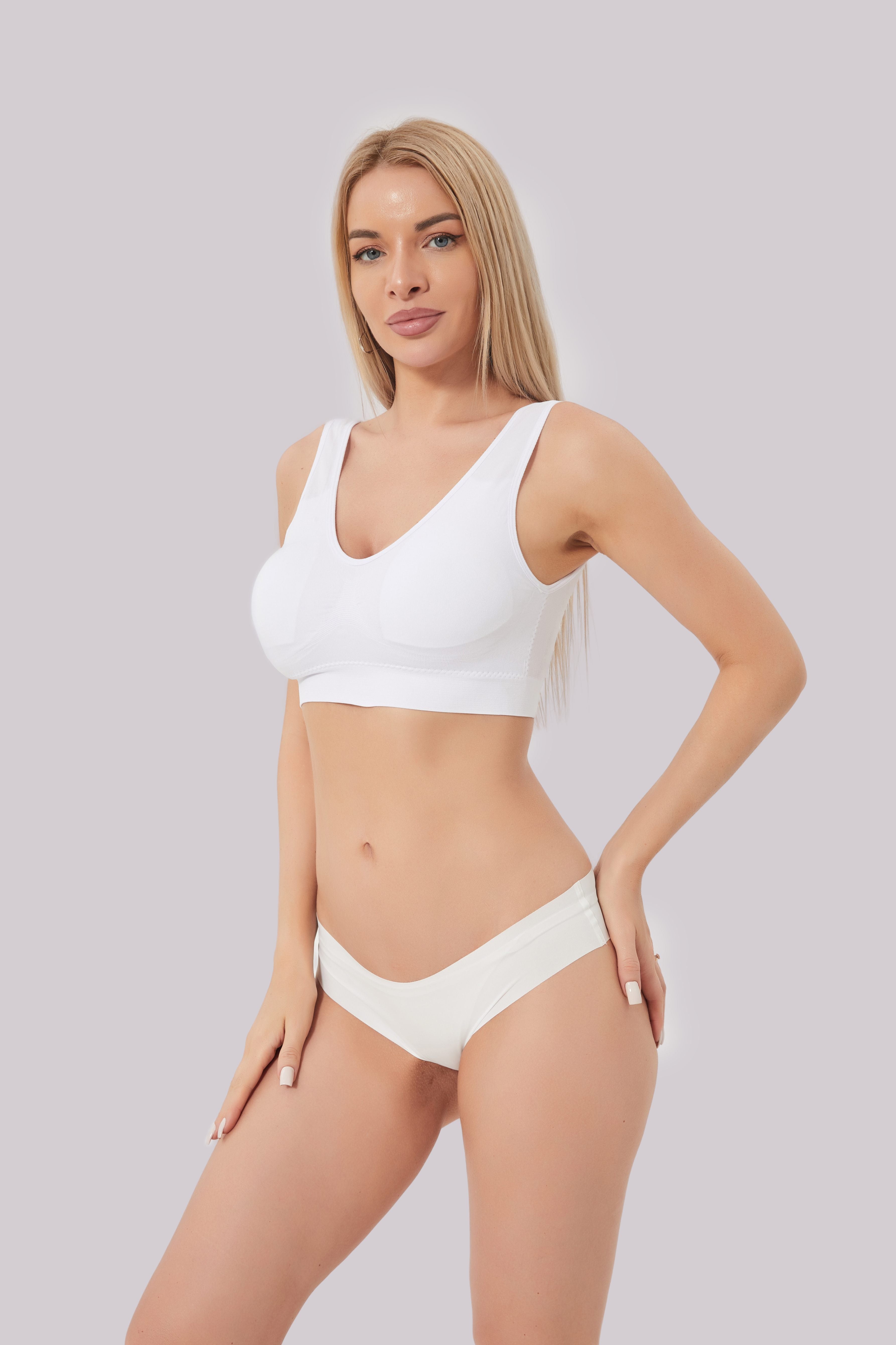Soutien-Gorge De Sport Femme Comfit Brassière Classique Bralette Doux - Grand Bon Maintien Sans Armature